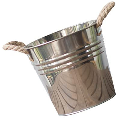BESPORTBLE Blumentopf Wohnkultur Stainless Steel verzinkt saftiger Pflanzenhalter Pflanztöpfe Pflanzentöpfe drinnen Blumenkübel rustikale Blumenvase draussen Wasserkocher Pflanzer Kaktus