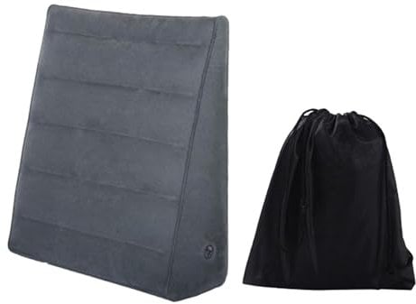 predolo Aufblasbares Keilkissen für Keilkissen, Tragbares, Universelles, Weiches Keilkissen für Das Wohnzimmer in Wohnungen, Dunkelgrau