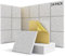 suzao Lot de 24 Panneaux Acoustiques Autocollants Mousse Acoustiques, Densité 213 kg/m³, NRC 0,90, 100% Fibre de Polyester, Mousse Anti Bruit Mural pour Décoration de Jeux, Bureaux, Studios