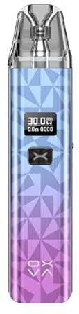 Xlim Classic Pod Kit for Oxva Coils, Battery 1000mAh, Charger Type-C, 5V/2A, Material Aluminum Alloy + PCTG, Power 5W-30W, TVDC, 2ml Cartridge No Nicotine (Pink Blue)