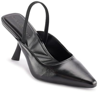 KARL LAGERFELD Damen Keera Evening Slingback Pumps, Schwarz, 39 EU