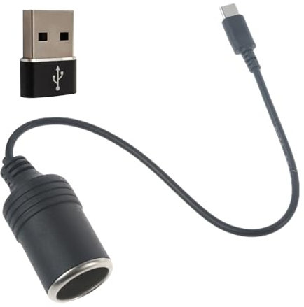 USB tipo C maschio 12 V femmina per accendisigari auto linea regolatore di potenza di conversione passo verso l'alto USB