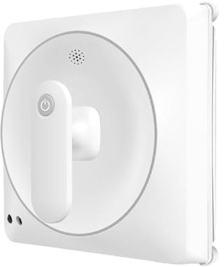 RENAISSER RioBuds Fensterputzroboter - Zweiseitige Sprühfunktion, rutschfest auf nassen Oberflächen, 4300PA Saugkraft, Kantenerkennung und Randreinigungsmodus, Fensterreinigungsroboter