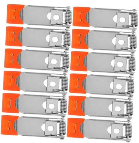 DIYEAH 12pcs Downlight Federclips 18x55 Emittierende Diodenverzögerungsbeleuchtungszubehör Clips Panel Lampenfeder -clip Für LED -downlights