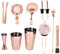 Lvifloae 11pcs / Set Cocktail Cocktail Shaker Set Bartender Kit Cocktail Cocktail Sweet en Acier en Acier Inoxydable pour Les Accessoires de fête à Domicile pour Barman (Or)