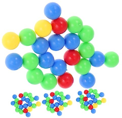 Gogogmee Bunte Runde Kunststoff Perlen Ersatz Für Brettspiele Interaktives Nilpferd Spielzeug Für Kinder Und Eltern Kleine Spielkugeln Für Reisen Und Familie