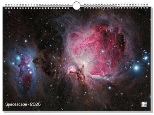 artboxONE Kalender 2026 Spacescape Wandkalender A3 2026 Galaxy