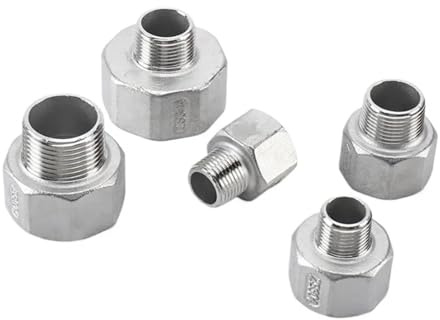 BIRXPMOS Raccord de réduction de Filetage Femelle/mâle en Acier Inoxydable 304, 1-1/2 BSP, 1 pièce