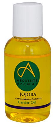 Absolute Aromas BIO Jojobaöl 50ml - Rein, natürlich, kaltgepresst, vegan und tierversuchsfrei - Basisöl für Massagen und Feuchtigkeitsspender für Haare, Gesicht, Haut und Nägel