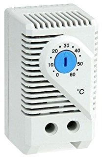 EMACHINE I-CASE TM-5 Termostato per Armadi e Rack Montaggio a Clip Blu