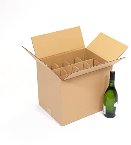 Lot de 5 cartons pour 12 bouteilles