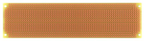 SB830 Solderable PC BreadBoard, 1 Sided PCB, matches 830 tie-point breadboard with Power Rails, 7.25 x 1.85in (184.2 x 47.0mm)