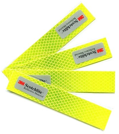 Salzmann Diamond Grade Reflektierende Aufkleber - Wasserfeste Sticker für Autos und Motorräder - Hergestellt mit 3M Scotchlite