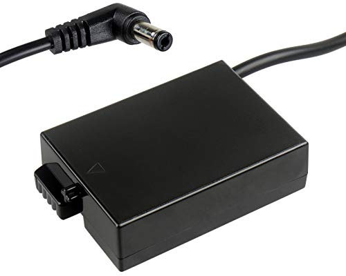 DC-Coupler Kompatibel mit Canon EOS mit LP-E8 ähnlich wie DR-E8 Akku-Dummy für permanente Stromversorgung über z.B. V-Mount Akku