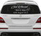 Slaf Ltd. (70x35 cm) Just Married Custom Personalized Vinyl Decal/Write Your Names & Date Sticker/Wedding Day Car Back Window Mirror + Free Random Decal Gift