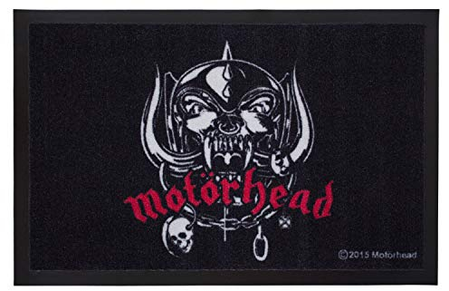 for-collectors-only Motörhead Fußmatte Skull Logo Warpig Fussmatte Schmutzmatte Türabstreifer Türmatte Fußabstreifer Teppich Doormat