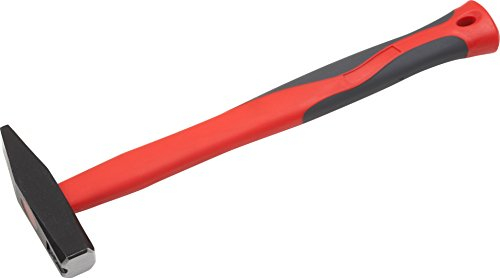 Meister Schlosserhammer 500 g , Fiberglas-Stiel , Einschlaghilfe , Stahlgusskopf , Ingenieurhammer mit magnetischer Einschlaghilfe , Hammer mit Stiel aus Fiberglas , 2212550