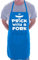 Prick With a Fork BBQ Cooking Funny Novelty Apron Blue