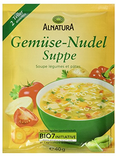 Alnatura Bio Gemüse-Nudel Suppe, 40g