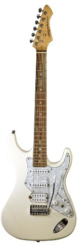Aria 714 Standard Electric Guitar - Vintage White