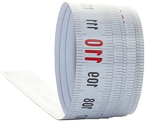 BMI Sonderbandmaß (Maßband) Stahl weiß lackiert, 5 m, Nr. 357004005RNL-SK