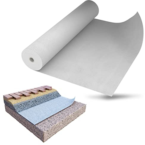 Eurovent® Geotextil Unkrautvlies Gartenvlies Drainageflies Drainagevlies 100g/m² 50m lang/Breite Wahl (1,0m x 50m = 50qm)