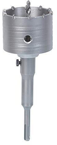 RIBITECH 06437 Sega a gattuccio in carburo di tungsteno, Sistema SDS, lunghezza 160 x diametro 100 mm