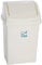 50L Plastic Swing Bin Kitchen Office Waste Rubbish Dustbin - CREAM