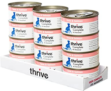 thrive Katze Complete - 100% Thunfisch & Lachs (12-er Pack)