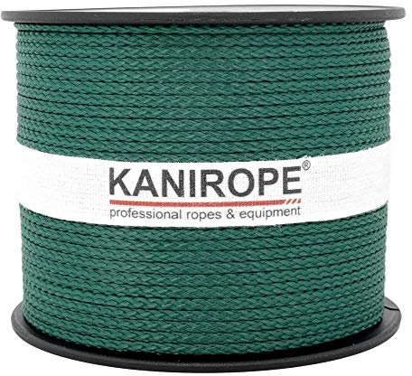 Kanirope® PP Seil Polypropylenseil MULTIBRAID 2mm 100m Farbe Tannengrün (2564) 8x geflochten