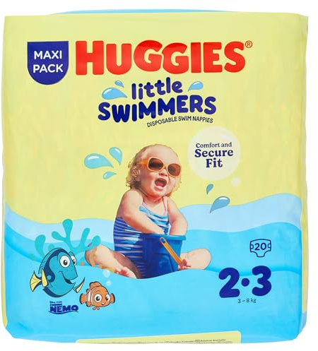 Huggies Little Swimmers Windeln, Größe 2-3 (3-8 kg), 1er Pack (1 x 20 Stück)