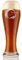 polar-effekt Bierglas mit Gravur 0,5l - Weizenbierglas personalisierte Geschenke - Weizenglas Glas - Geburtstagsgeschenk für Männer - Bier Geschenk-Idee - Motiv Weizenähre