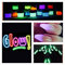 Glow In the Dark Fluorescent Acrylic Powder Pre Mix Nail Extension Art Design Fake Tips Builder White Day Aqua Night 1x 5ml Pot (Blue/Aqua)