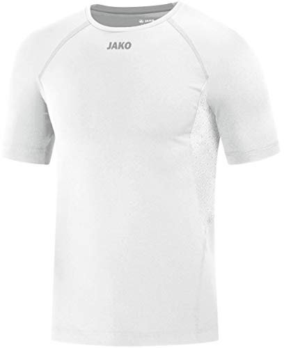 Jako Maglietta da Uomo Compression 2.0 Compression 2.0, Uomo, Maglietta Compression 2.0, 6151, Bianco, XS