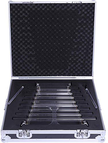 432 Hz Design Sound Therapy Quartz Crystal Singing Harp with 8 notes & Alumina Alloy Box