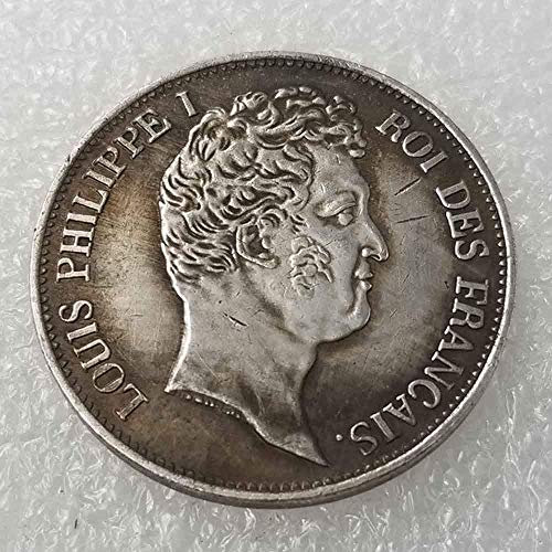 DDTing Vieilles pièces françaises de 1831 - Pièce historique française - Pièce commémorative porte-bonheur - Découvrez l'histoire des pièces de monnaie