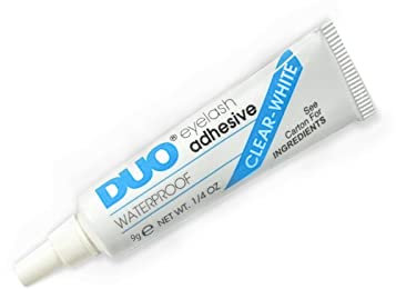 DUO Colle faux cils by SHECOS Colle Faux Cils, Colle pour Strip Lash extension Cils, Latex Eylash Glue, Colle Blanche, Colle a Faux Cils imperméable, adhésive résistant à l'eau pour cils 7g