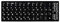 Ogquaton Russische Tastatur Aufkleber Russisch u0026 Englisch Nicht transparent Tastatur Ersatz Aufkleber Universal für Laptop Langlebig und nützlich