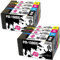 Ink Inspiration® Ersatz für Canon PGI-1500 PGI-1500XL Druckerpatronen 8er-Pack, kompatibel mit Canon MAXIFY MB2050 MB2350 MB2750 MB2150 MB2155 MB2755, Schwarz/Cyan/Magenta/Gelb