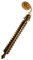 Isis Brass Metall Pendel 10 cm