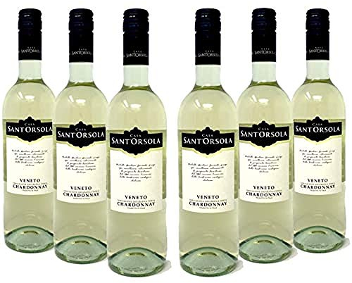Sant'Orsola Chardonnay Veneto I.G.T. Weißwein 6 Flaschen Chardonnay NV trocken (6 x 0.75 l)