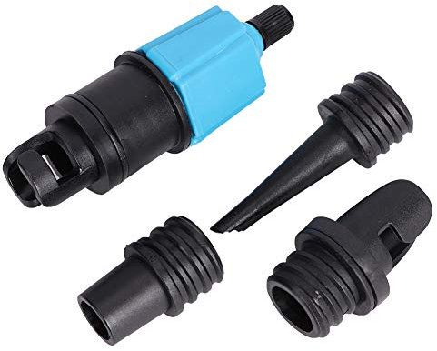 RiToEasysports Inflatable Adapter Pump Compressor with 3 Air Faucets for Paddle Board Canoe Air Valve Converter Boating