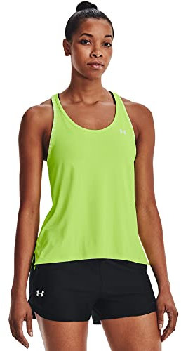 Under Armour Débardeur UA Knockout pour Femme, débardeur d'entraînement, vêtements de Sport Essentiels, Quirky Lime (752) / Rose Penta, M