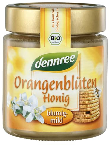 dennree Bio Orangenblütenhonig blumig mild 1er Pack (1 x 500 g)