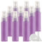 TIANZD 12 Piezas 30 ml Opaco Morado Botellas Spray Pulverizador Plástico Botes Spray Vacios, Bomba en Spray de Niebla Fina Atomizador Pequeño para Perfume Viaje con 1 Embudo