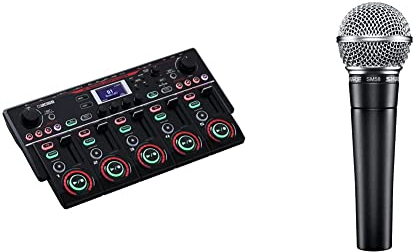 Loop Station RC-505MKII BOSS - Le Looper de table de référence, Cinq pistes stéréo simultanées. & Shure SM58-Lce Microphone Dynamique Cardioïde pour la Voix