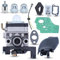 Atunee Carburateur pour Honda GX35 HHT35 HHT35S 4 Temps avec Couvercle du Filtre à Air Conduite de Carburan Joint de Silencieux Remplacer 16100-Z0Z-034 Générateur Moteur Tondeuse à Gazon