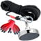 Bergemagnet 80 KG - Angelmagnet Set mit Seil - Ösenmagnet Mit M8 Gewinde - 80mm Durchmesser mit Öse - Topfmagnet - Super Stark Power Magnete zum Magnetfischen