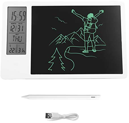 Elektronisches Kalender Schreibbrett, DC 5V ABS Desktop Digitalanzeige Handschrift Zeichentablett für Zuhause, Büro
