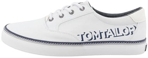 Tom Tailor Herren 5380520004 Bootsschuh, White, 43 EU